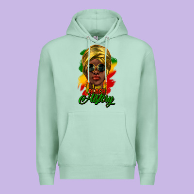 I Am Black History Premium Hoodie Designed By Howdyjamesfarm