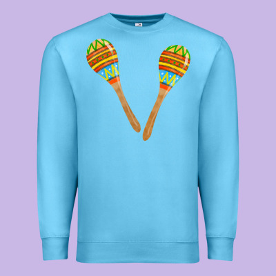 Maracas Fa Element Premium Sweatshirt Designed By Fadigitalartstudio