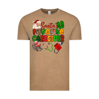 Vintage Coffee santas favorite caregiver Vintage Tee - MaliasSmallBusiness