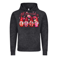 Vintage Black all you need is love Vintage Hoodie - NancyCooperArtShop