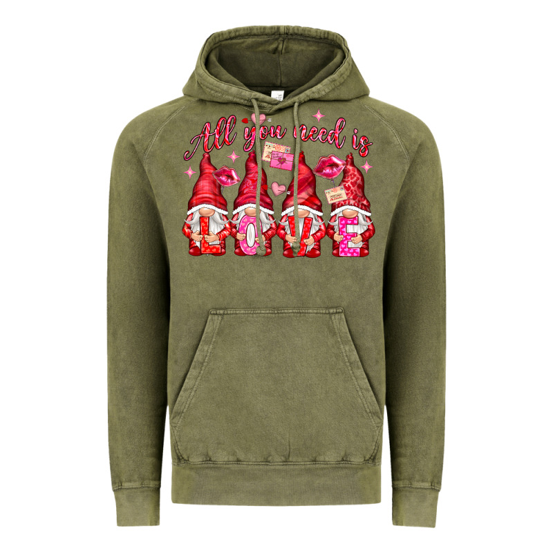 All You Need Is Love Vintage Hoodie by NancyCooperArtShop | Teevron