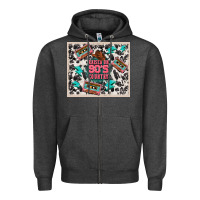 Charcoal Heather raised 90's country Zipper Hoodie - TumblerDesignByShophia