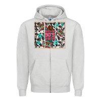 Dove Grey raised 90's country Zipper Hoodie - TumblerDesignByShophia