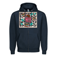 Navy raised 90's country Zipper Hoodie - TumblerDesignByShophia