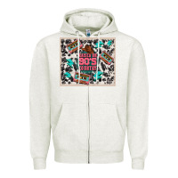 Oatmeal Heather raised 90's country Zipper Hoodie - TumblerDesignByShophia