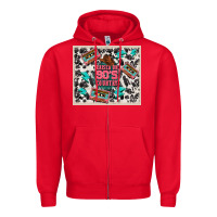 Red raised 90's country Zipper Hoodie - TumblerDesignByShophia
