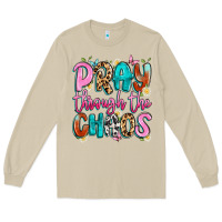 Mushroom pray through the chaos Long Sleeve Tee - Artiststas