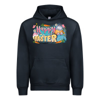 Navy Happy Easter Urban Hoodie - LillyAllenDesigns
