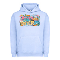 Pigment Grape Ice Happy Easter Urban Hoodie - LillyAllenDesigns