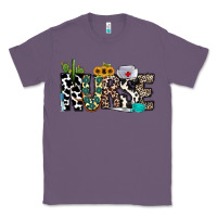 Lavender nurse leopard and cowhide Classic Tee - CowhideDigitalArt