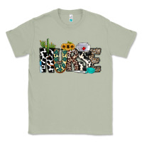 Matcha nurse leopard and cowhide Classic Tee - CowhideDigitalArt