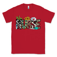 Red nurse leopard and cowhide Classic Tee - CowhideDigitalArt