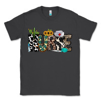 Smoke nurse leopard and cowhide Classic Tee - CowhideDigitalArt