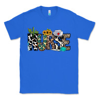 True Royal nurse leopard and cowhide Classic Tee - CowhideDigitalArt