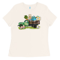 Bone easter hunt i̇n truck Ladies Tee - AdoDesignShop