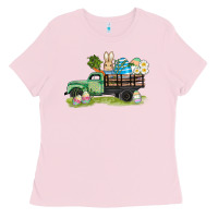 Easter Hunt İn Truck Ladies Tee | Teevron
