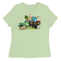Matcha easter hunt i̇n truck Ladies Tee - AdoDesignShop