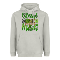 Moon Dust St. Patrick's Blessed women are born in March Heavyweight Hoodie - OliviaCreatesArt