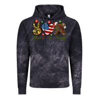Cloud Black peace love army christmas Vintage Hoodie - NancyCooperArtShop
