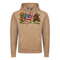 Vintage Coffee peace love army christmas Vintage Hoodie - NancyCooperArtShop