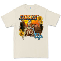 Bone actinup with cowgirl Premium Tee - NancyCooperArtShop