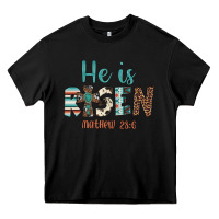 Black he is risen Heavy Core Tee - Artiststas