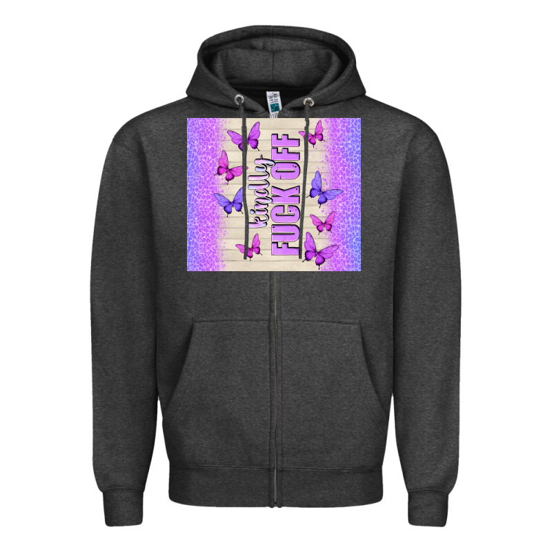 Kindly Fuck Off Zipper Hoodie by TumblerDesignByShophia | Teevron