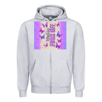 Heather Grey kindly fuck off Zipper Hoodie - TumblerDesignByShophia