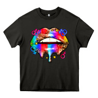 Asphalt pride lips Heavy Core Tee - AdoDesignShop