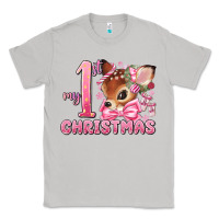 Moon Dust my first christmas pink reindeer Classic Tee - MaliasSmallBusiness