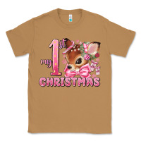 Toasted Coconut my first christmas pink reindeer Classic Tee - MaliasSmallBusiness