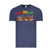 Ho Ho Ho Reindeer Vintage Tee | Teevron
