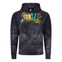 Cloud Black school bus love Vintage Hoodie - NancyCooperArtShop