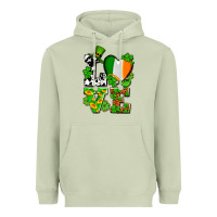 Matcha Love St. Patrick's Heavyweight Hoodie - OliviaCreatesArt