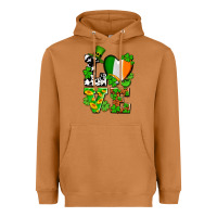 Meerkat Love St. Patrick's Heavyweight Hoodie - OliviaCreatesArt