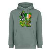 Sage Love St. Patrick's Heavyweight Hoodie - OliviaCreatesArt