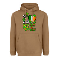 Toasted Coconut Love St. Patrick's Heavyweight Hoodie - OliviaCreatesArt