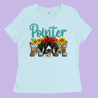 German Shorthaired Pointer Mom Ladies Tee Designed By Artiststas