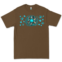 Cacao turquoise gemstone sunflower Premium Tee - JahusDesignShop
