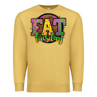 Antique Gold mardi gras fat tuesday Premium Sweatshirt - OliviaCreatesArt