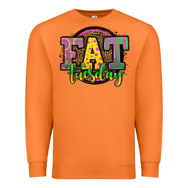 Mardi Gras Fat Tuesday Premium Sweatshirt by OliviaCreatesArt | Teevron