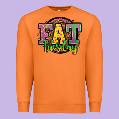 Mardi Gras Fat Tuesday Premium Sweatshirt Designed By Oliviacreatesart