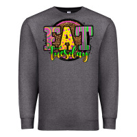 Charcoal Heather mardi gras fat tuesday Premium Sweatshirt - OliviaCreatesArt