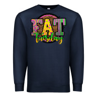Navy mardi gras fat tuesday Premium Sweatshirt - OliviaCreatesArt