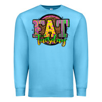 Ocean Blue mardi gras fat tuesday Premium Sweatshirt - OliviaCreatesArt