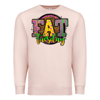 Pale Pink mardi gras fat tuesday Premium Sweatshirt - OliviaCreatesArt