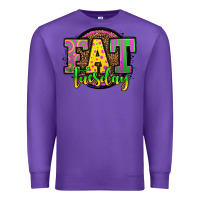 Purple mardi gras fat tuesday Premium Sweatshirt - OliviaCreatesArt