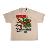 French Oak rockin around the christmas tree Urban Heavy Tee - MaliasSmallBusiness