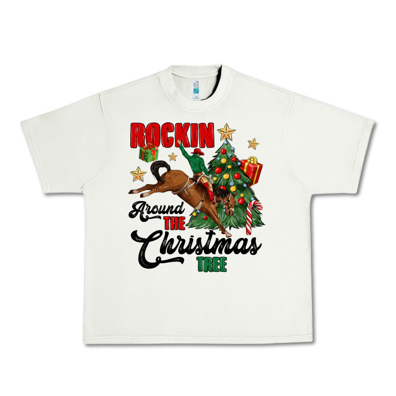 Rockin Around The Christmas Tree Urban Heavy Tee by MaliasSmallBusiness | Teevron