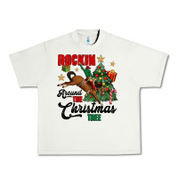 Pistachio rockin around the christmas tree Urban Heavy Tee - MaliasSmallBusiness
